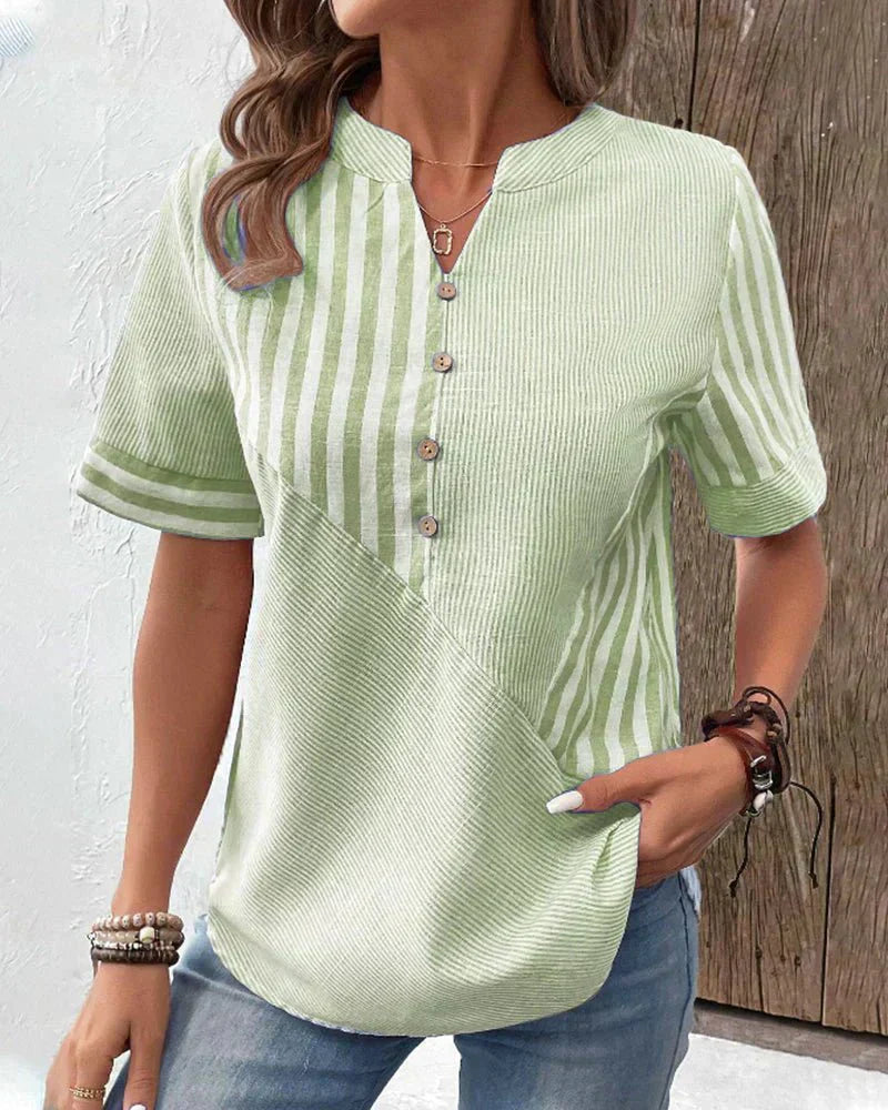 Lila | Blusa Suave a Rayas