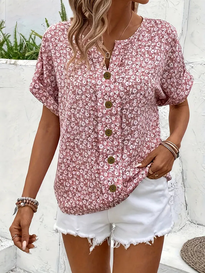 Verna™ | Blusa con Estampado Floral con Estilo