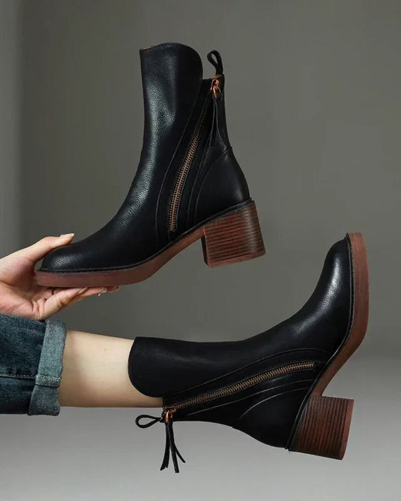 Vi™ Botas de Cuero Elegantes