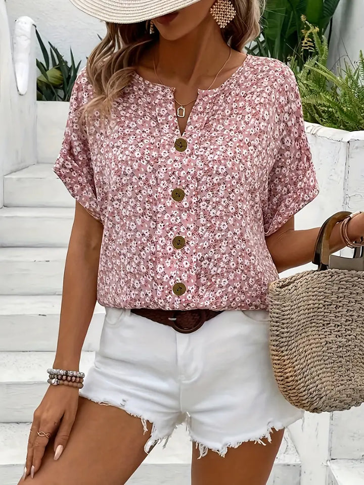 Verna™ | Blusa con Estampado Floral con Estilo