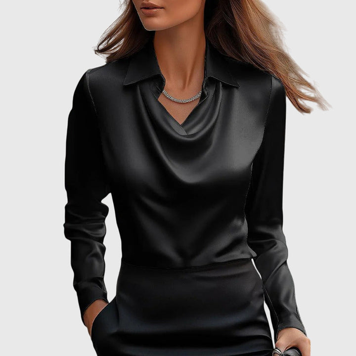 Zoe | Blusa de Satén Elegante
