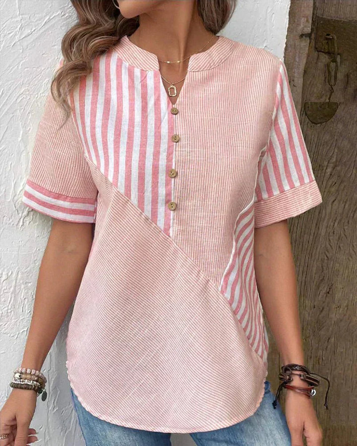 Lila | Blusa Suave a Rayas