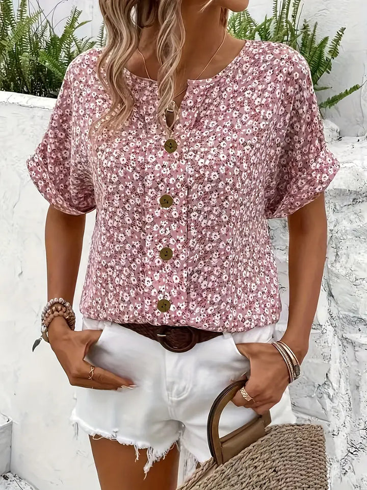Verna™ | Blusa con Estampado Floral con Estilo