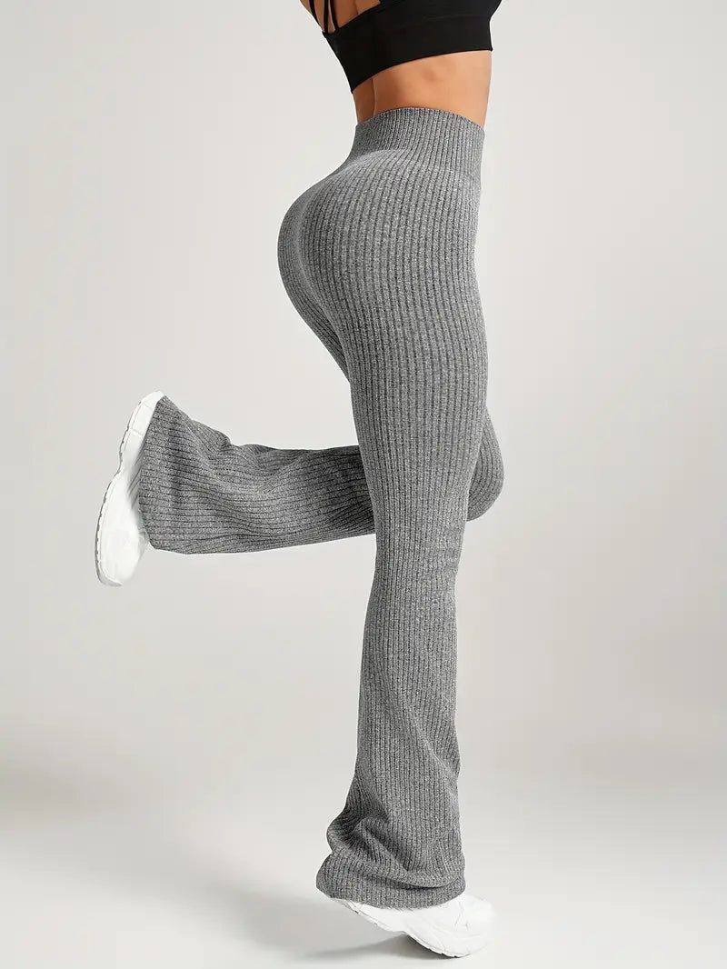 Pantalones acampanados sin costuras Elevé