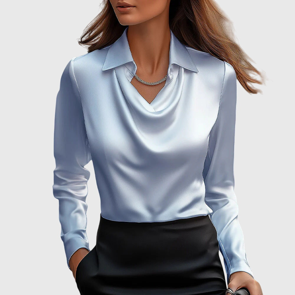 Zoe | Blusa de Satén Elegante