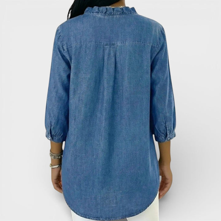 Heather | Blusa Elegante de Volantes