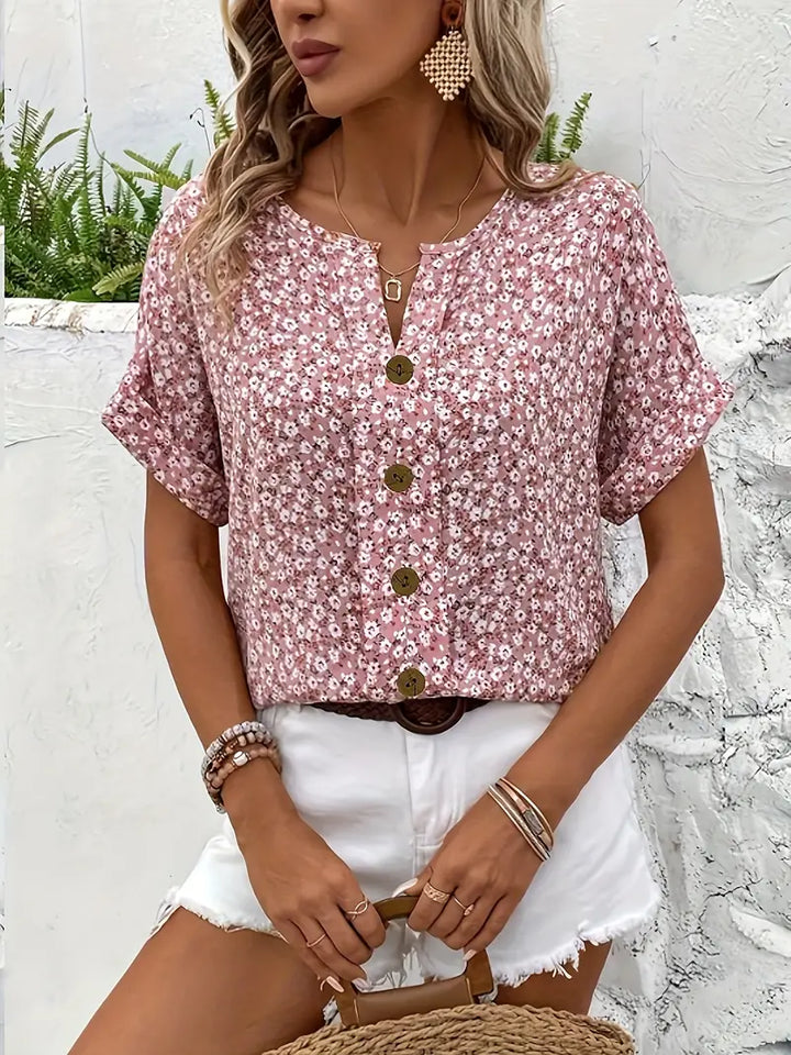 Verna™ | Blusa con Estampado Floral con Estilo