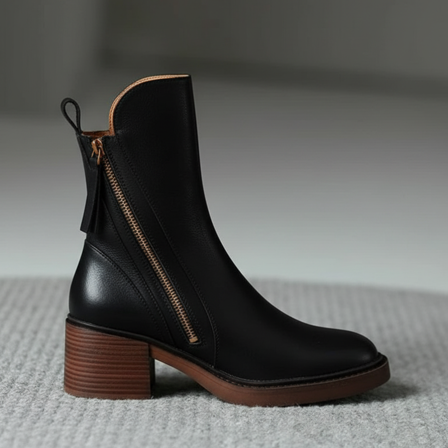 Vi™ Botas de Cuero Elegantes