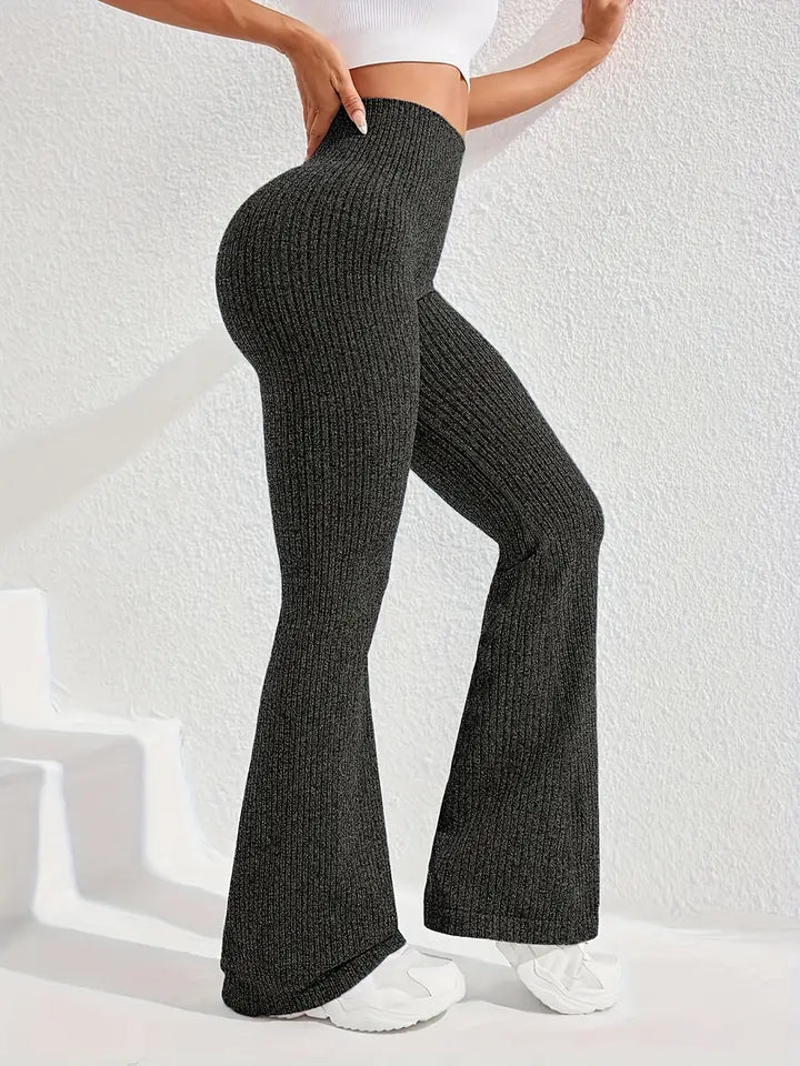 Pantalones acampanados sin costuras Elevé