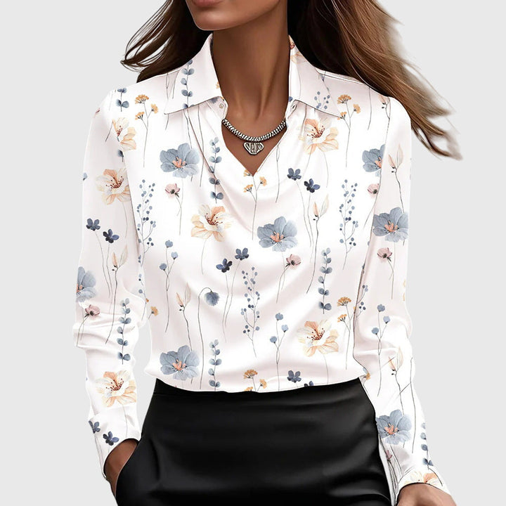 Zoe | Blusa de Satén Elegante