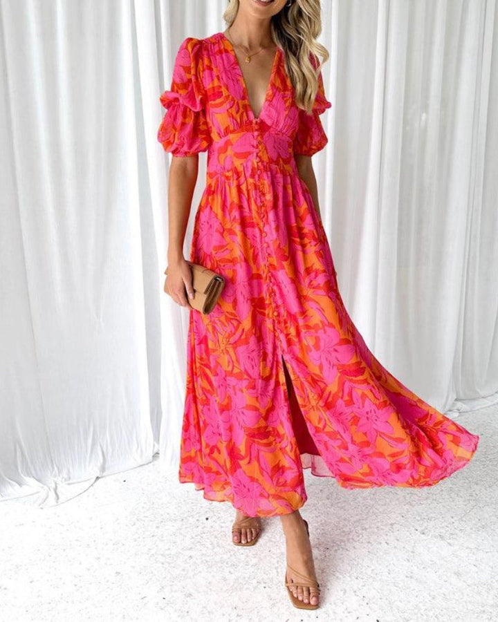 Francine™ Vestido Largo Fluido