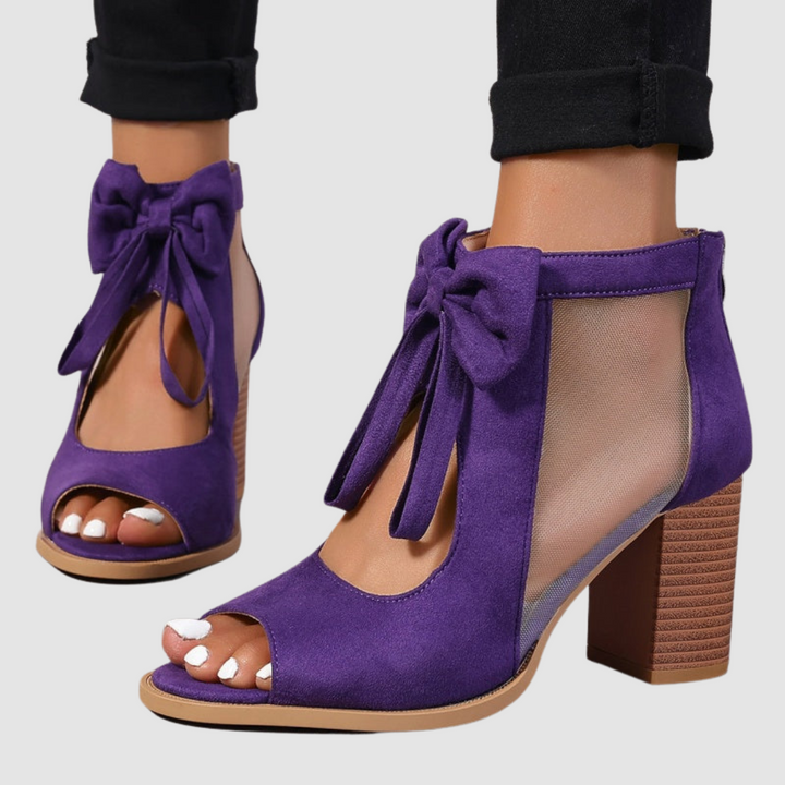 Rebecca™ Tacones Ortopédicos con Charm de Moño