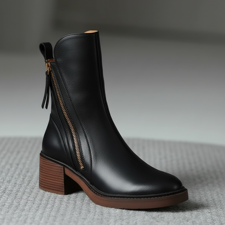 Vi™ Botas de Cuero Elegantes