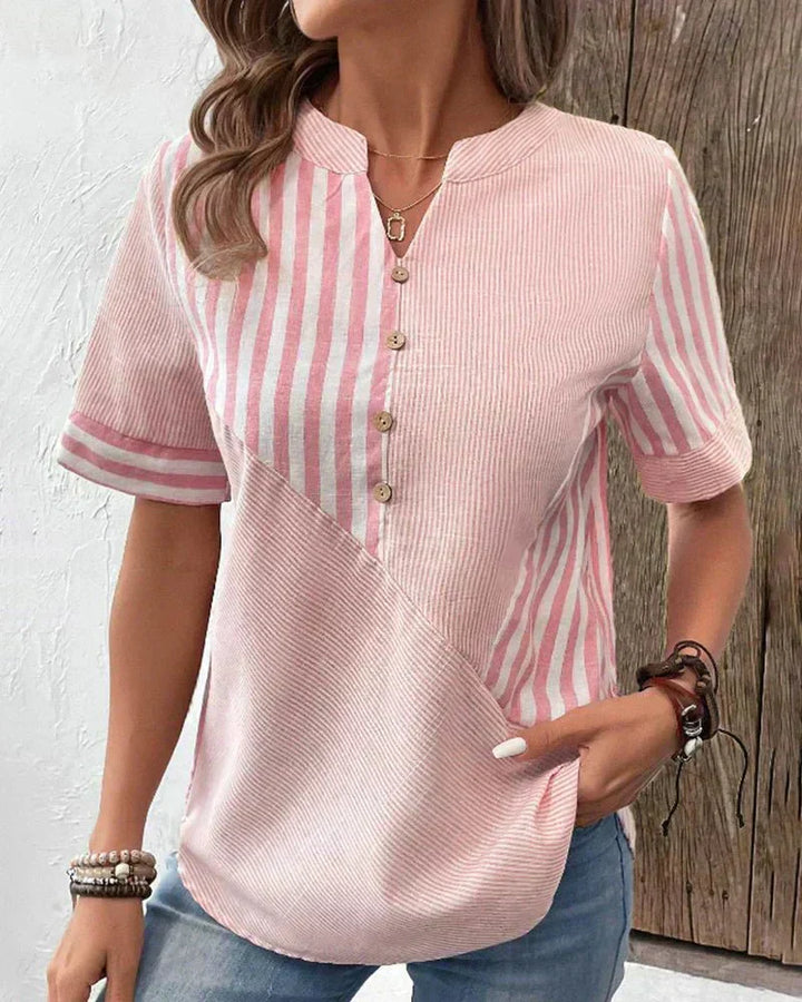 Lila | Blusa Suave a Rayas