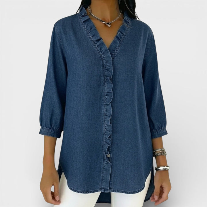 Heather | Blusa Elegante de Volantes