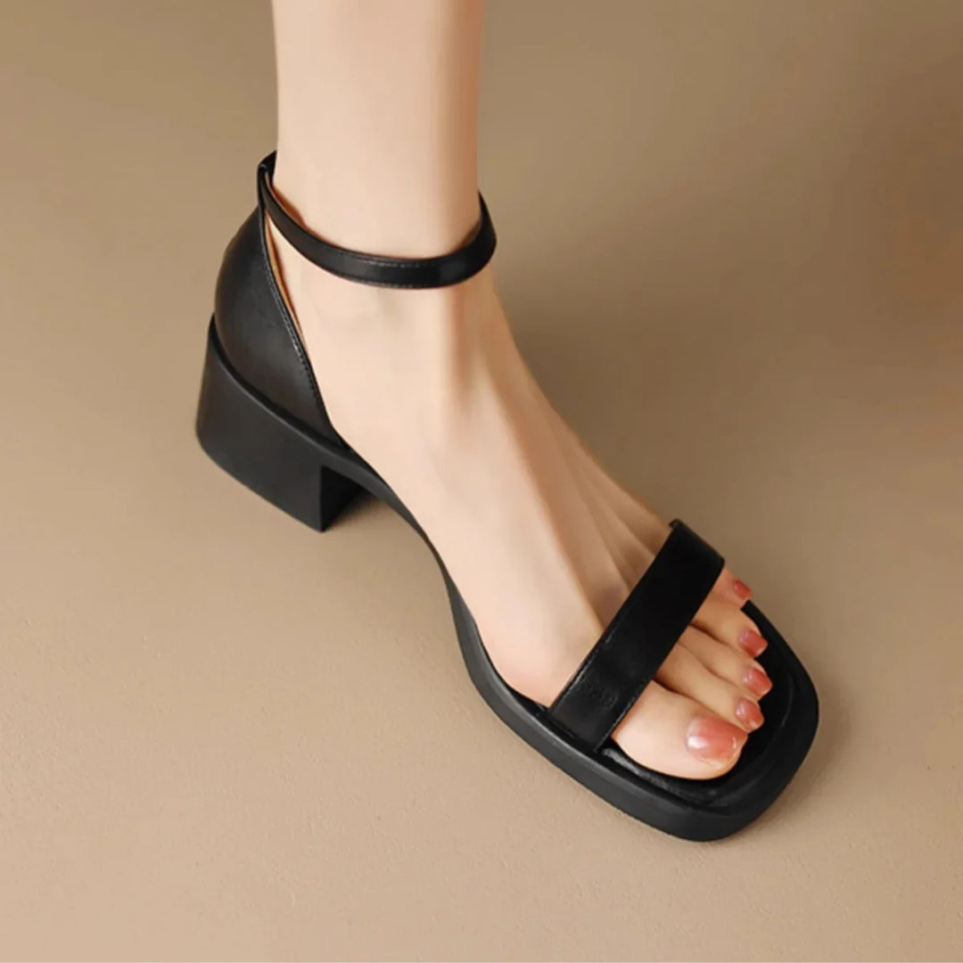 Vallie™ Sandalias de Cuero
