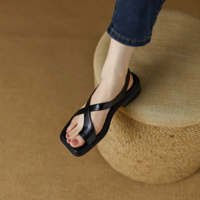 Vianne™ Sandalias de Cuero