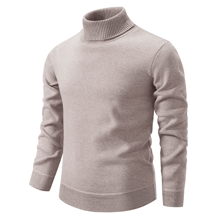 Jersey de cuello alto de lana virgen de Ambrogio