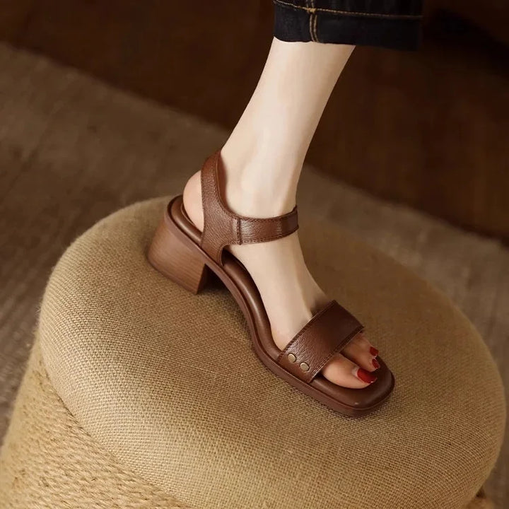 Vallie™ Sandalias de Cuero