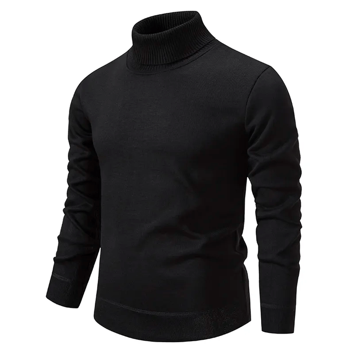 Jersey de cuello alto de lana virgen de Ambrogio