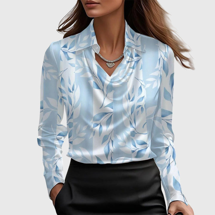 Zoe | Blusa de Satén Elegante