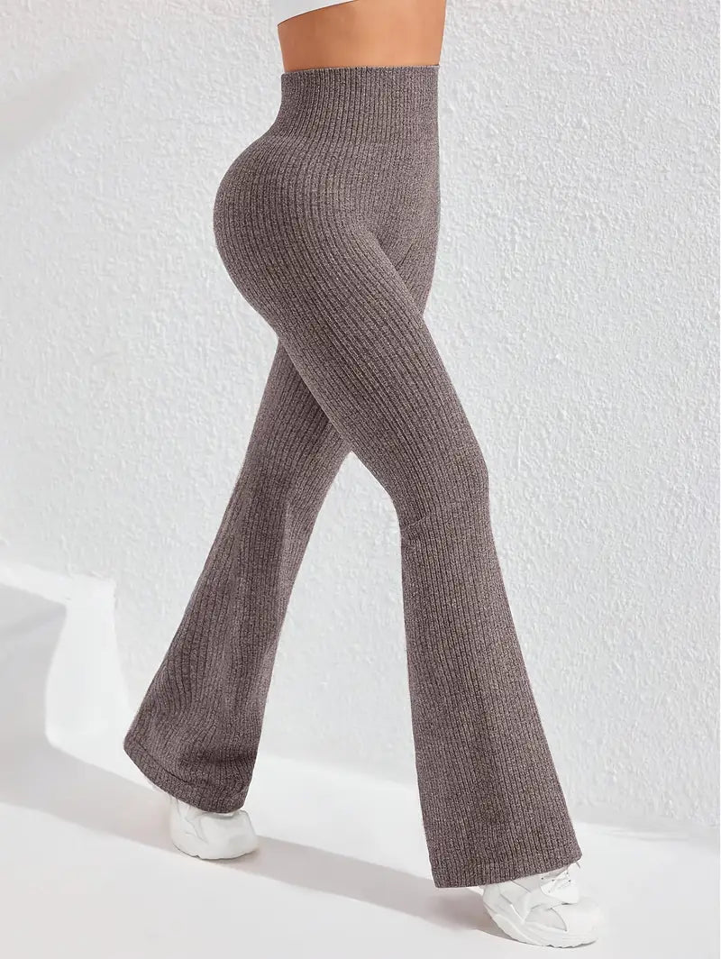 Pantalones acampanados sin costuras Elevé