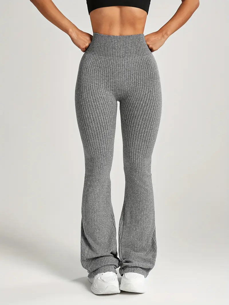 Pantalones acampanados sin costuras Elevé