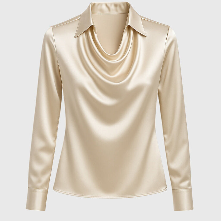 Zoe | Blusa de Satén Elegante