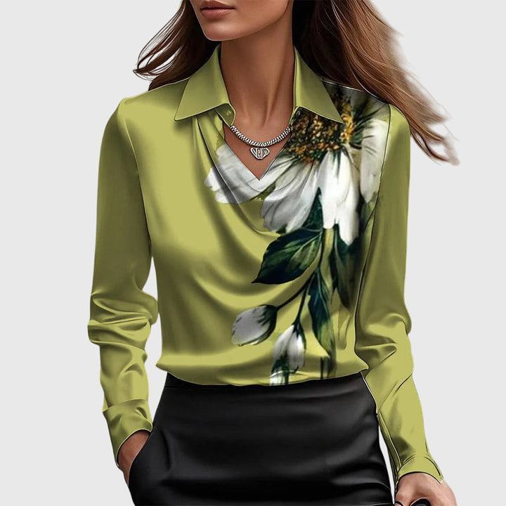 Zoe | Blusa de Satén Elegante