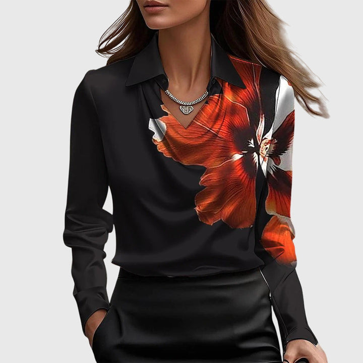 Zoe | Blusa de Satén Elegante