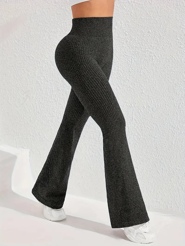 Pantalones acampanados sin costuras Elevé
