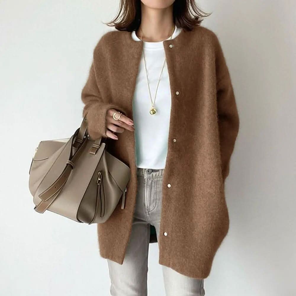 CHAQUETA DE PUNTO CON BOTONES VANNA™ ELEGANT