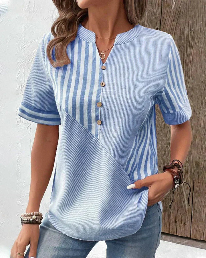 Lila | Blusa Suave a Rayas