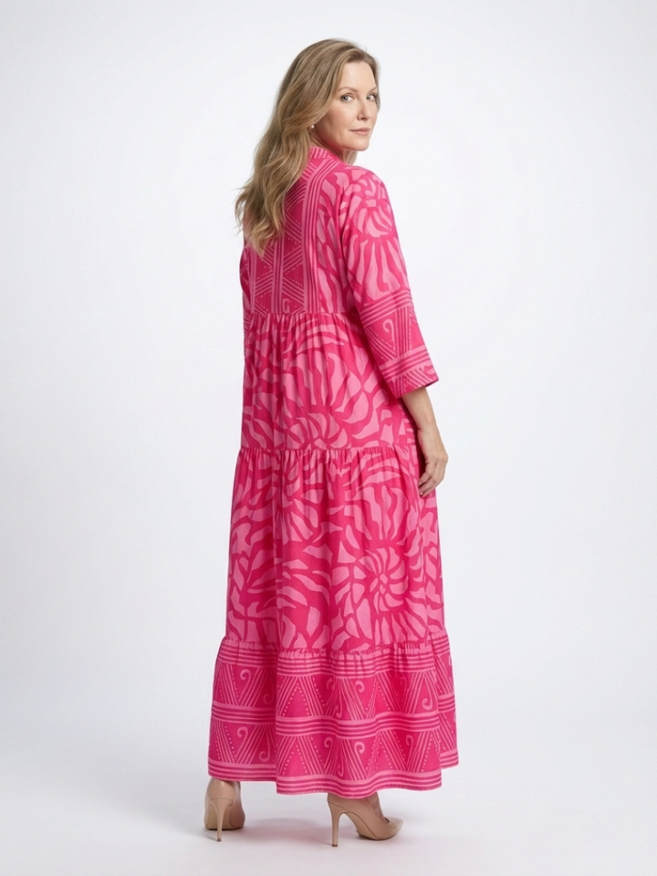 Marielle | Vestido Midi Abotonado